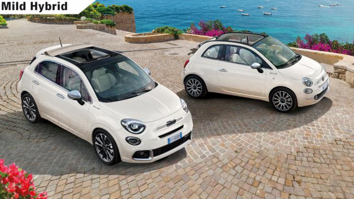 Φρέσκια εμφάνιση και εξηλεκτρισμένα τα Fiat 500 και 500Χ Dolcevita 